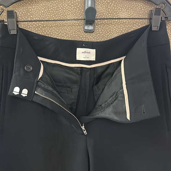 🔥🔥🔥Aritzia Wilfred Black & White Trouser Pants - Picture 2 of 10